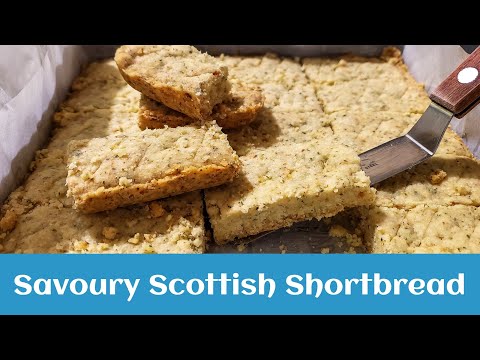 Savoury Shortbread Cookies Recipe