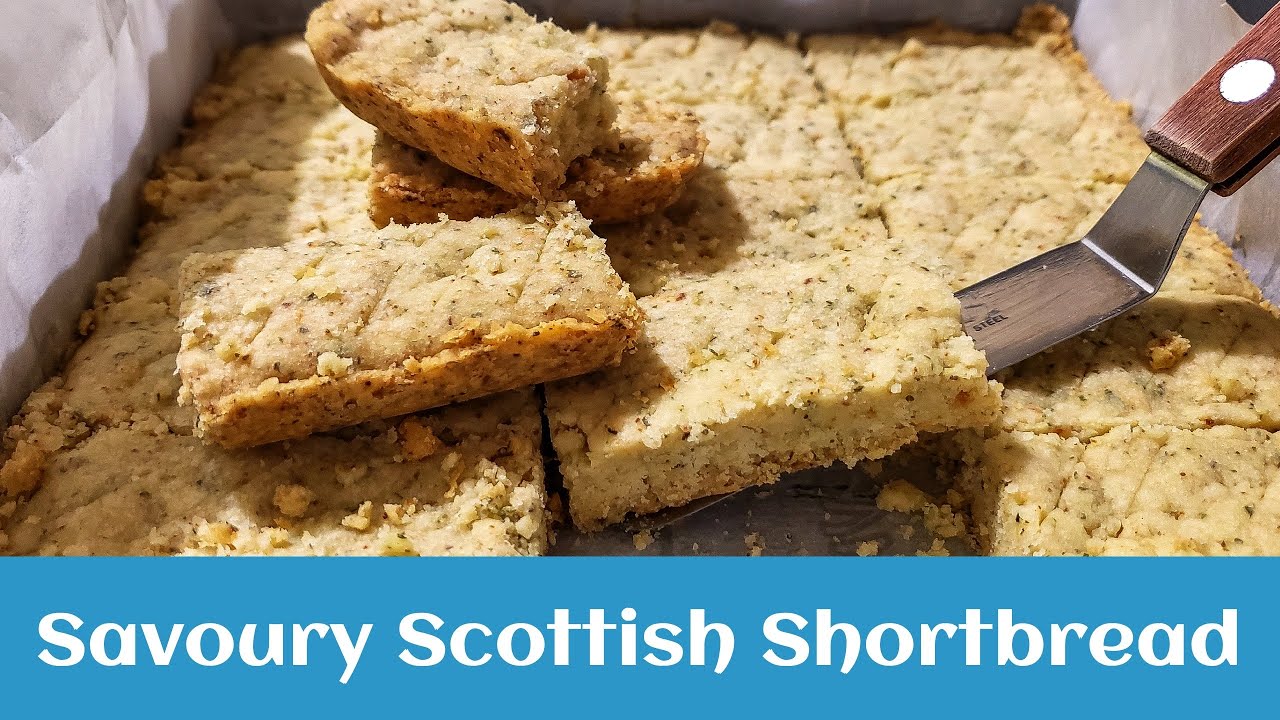 Savoury Scottish Shortbread Recipe || Scottish Shortbread Recipe || Savoury Cookies || Savoury Snack