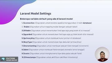 Pemrograman Web - Eloquent ORM - CRUD