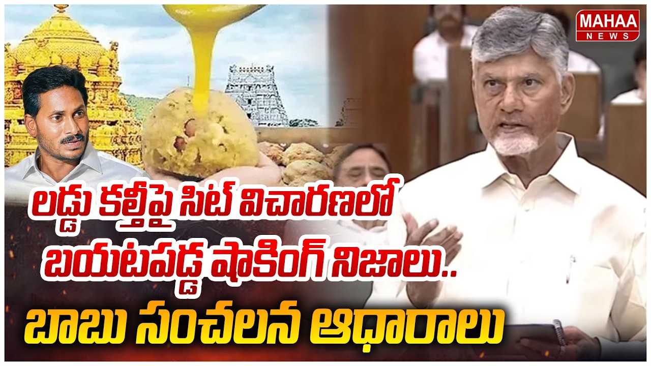 లడ్డు కల్తీపై సిట్ విచారణలో బయటపడ్డ షాకింగ్ నిజాలు..బాబు సంచలన ఆధారాలు | CM Chandrababu