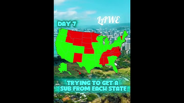 Trying to get a sub from each state Day 7 #trending #geography #history #mapping #shorts #capcut