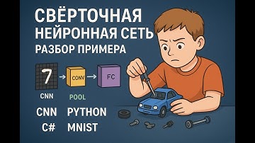 Свёрточная нейронная сеть - разбор примера (CNN, Python, C#, Guide, MNIST)