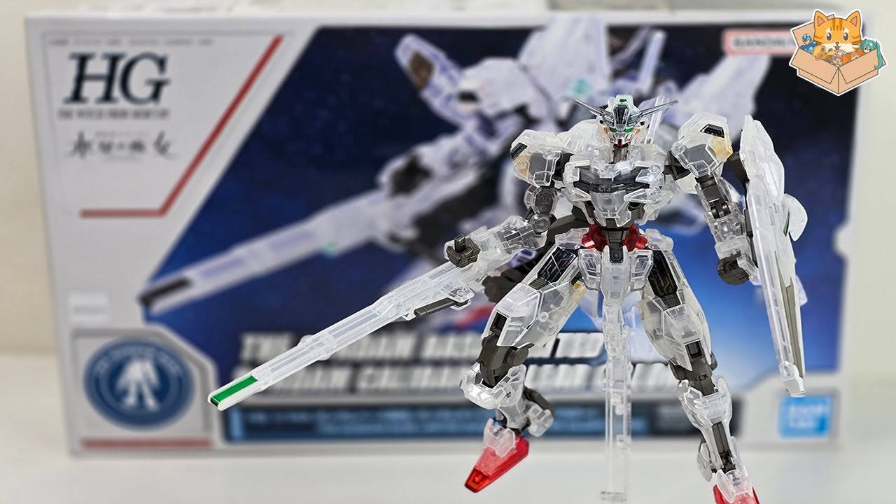 HG 1/144 GUNDAM CALIBARN (CLEAR COLOR) THE GUNDAM BASE LIMITED