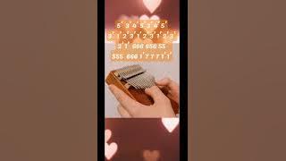 Memories - Maroon 5 - Kalimba Tabs #shorts