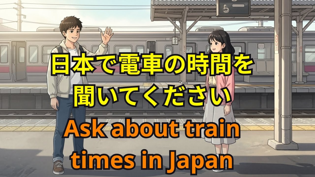 日本で電車の時間を聞いてください| How to Ask for Train Times in Japanese | 日本語学習 | Japanese for Beginners