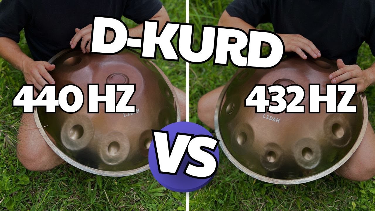440Hz vs 432Hz – D-Kurd Stainless Steel Handpan Comparison - Which One is Right for You? 🤔