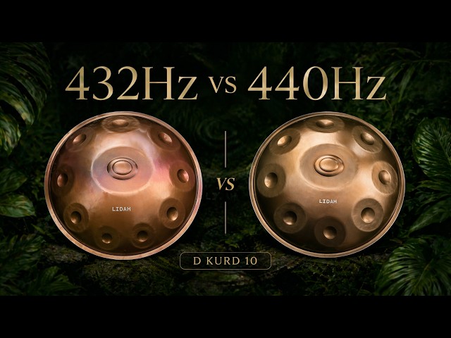 440Hz vs 432Hz – D-Kurd Stainless Steel Handpan Comparison - Which