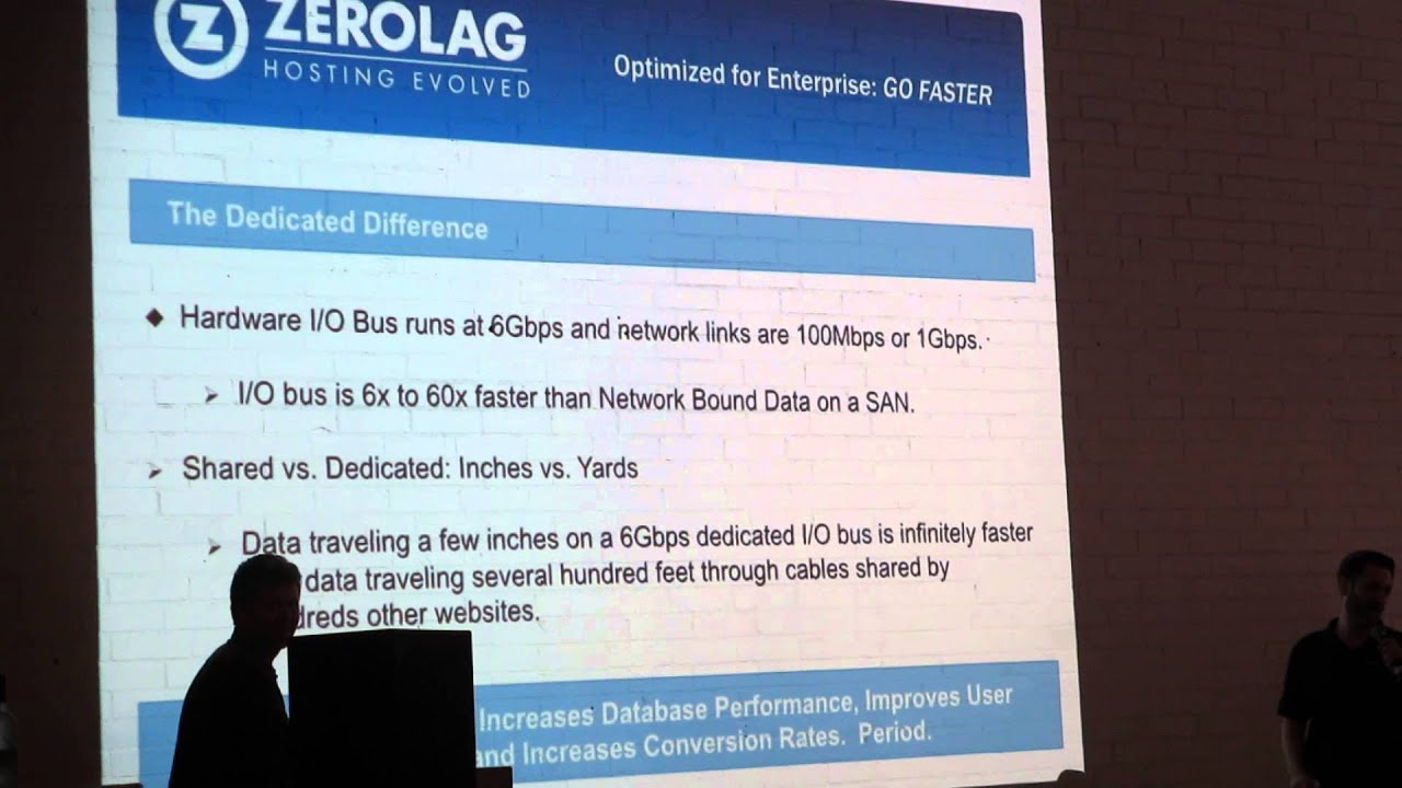 ZeroLag speaking at Magento forum YouTube