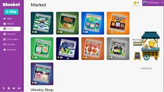 New Blooket account part 6.Bot pack Wealth