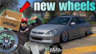 BRAND NEW RIMS FOR THE ACCORD PROJECT AND THIS IS HOW IT TURNED OUT 🔥🚀