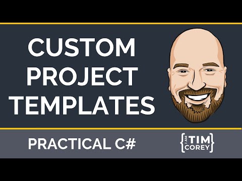 Custom Project Templates in Visual Studio 2019