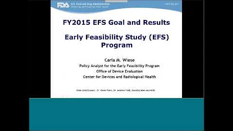 MDICx webinar: Advancing U.S. Early Feasibility St...