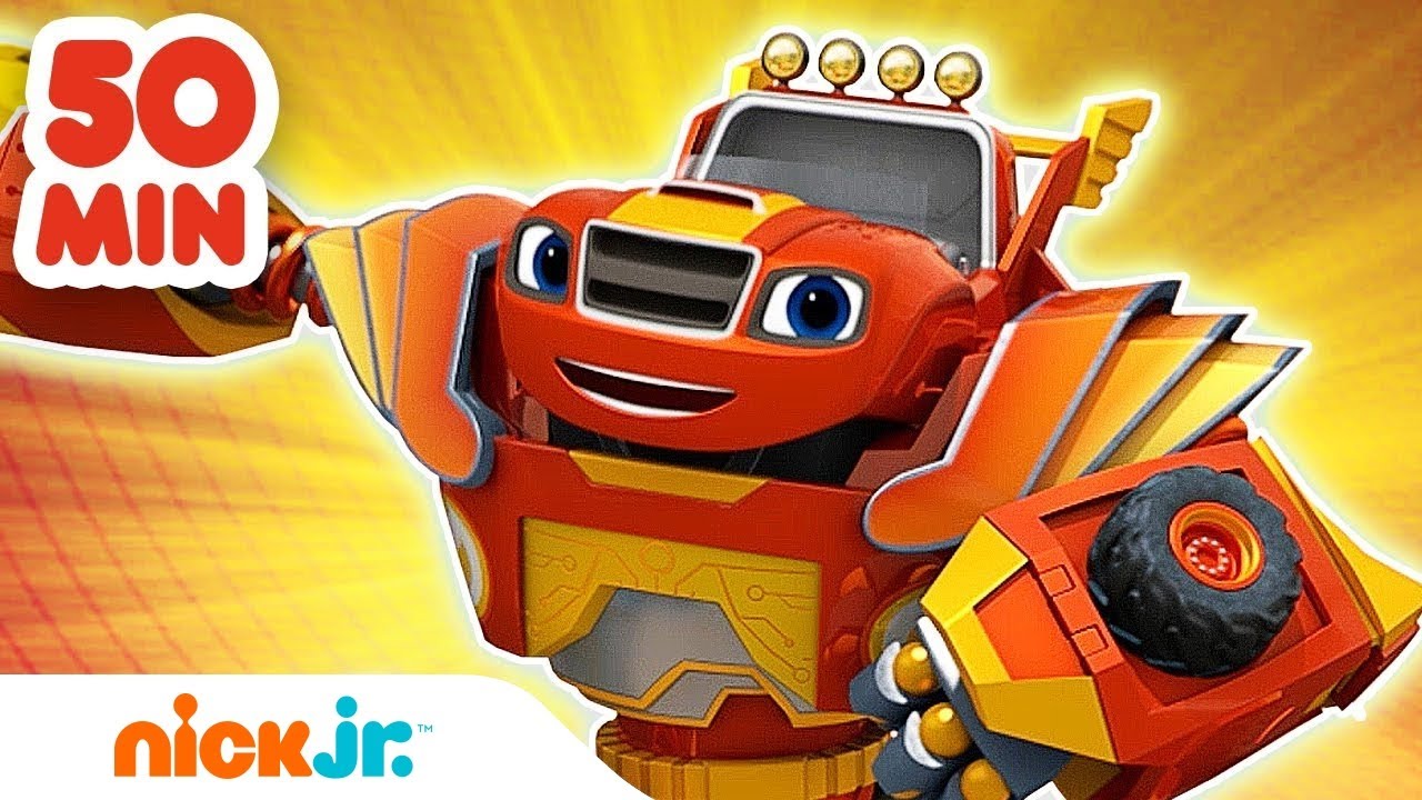 Blaze e le Mega Macchine | I Migliori Salvataggi di Blaze | Nick Jr.