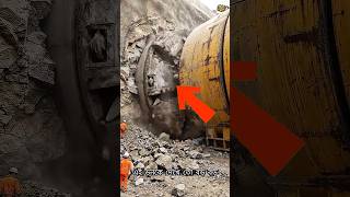 পাহাড়কেও কাঁদায় এই দানব! 😱 TBM Tunnel Boring Monster😱 #shorts #engineering #megaprojects #facts