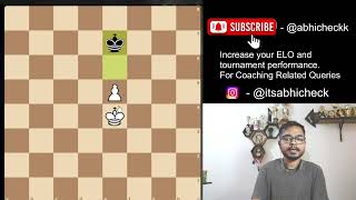 King and Pawn vs King Endgame | Basic Opposition in Chess