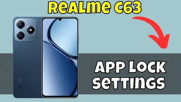 Set App Lock Realme C63 || How to set app lock || App privacy settings || App lock settings