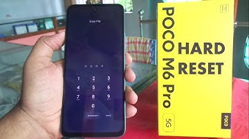 POCO M6 Pro 5G Hard reset and pattern unlock 🔑 without pc 🖥 💯