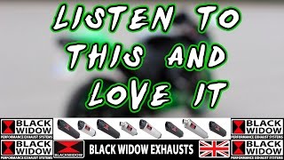 BLACK WIDOW EXHAUST HEADERS on Ninja ZX6R - YouTube