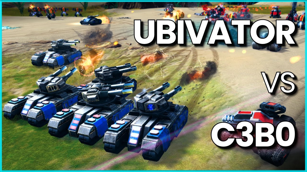 Ubivator vs C3B0 - 1v1 Beyond All Reason Cast!