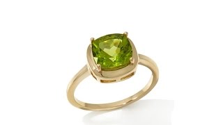 Technibond CushionCut Gemstone Solitaire Ring