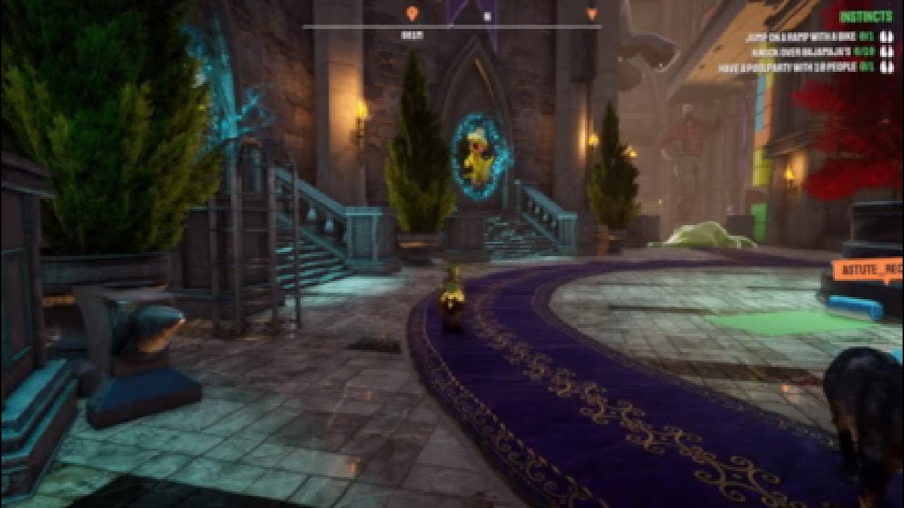 Goat simulator 3:how to get the move that bus trophy