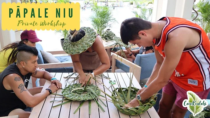 HOW TO MAKE A PAPALE NIU  |  (COCONUT FROND HAT)  |  PRIVATE WORKSHOP  |  (EP.2)  | COCOKEALOHI
