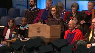 2019 Convocation Ceremony 2 Student Speaker Victoria Scotney