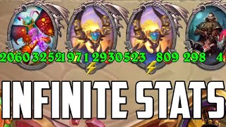 Infinite Stats Combo | Hearthstone Battlegrounds