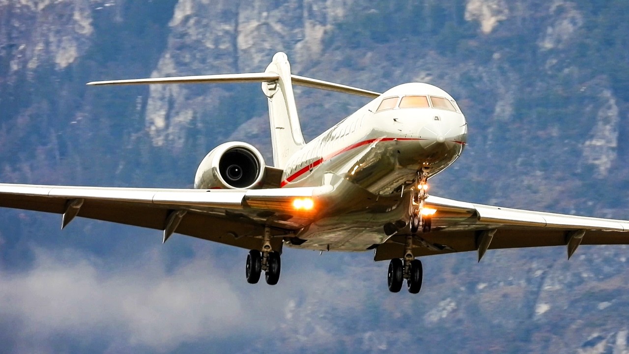 BILLIONAIRES in SION for HOLIDAYS | General Aviation Switzerland