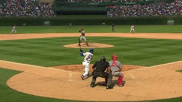 CIN@CHC: Jackson doubles to notch first hit with Cubs