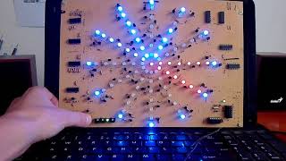 LED Clock with decade counters