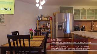 Fast walk-through of 301 975 East Broadway, Vancouver