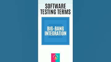 What is Big-Bang Integration in Software Testing? #shorts #trending #youtubeshorts #testing