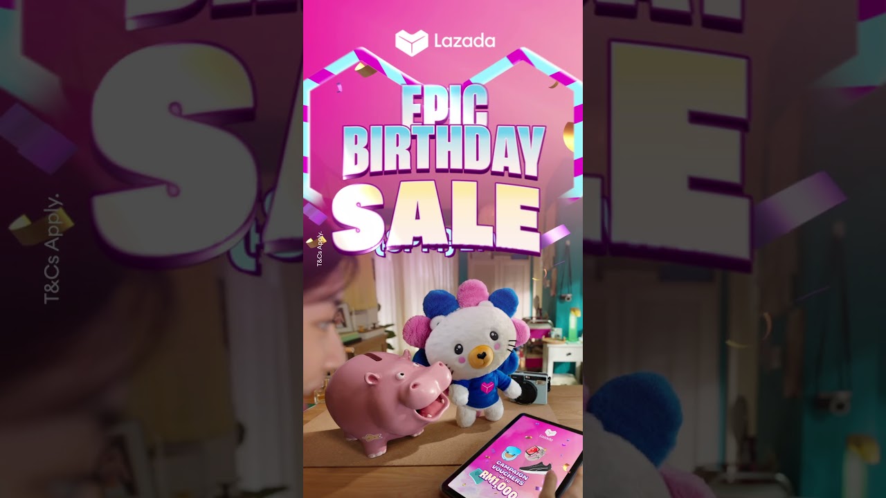 Shop without breaking the bank with Lazada's Epic Birthday Sale! Enjoy campaign voucher up to RM1000