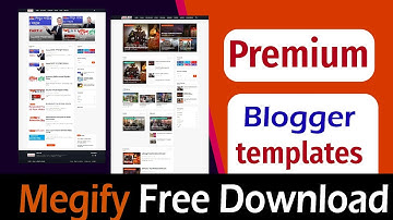 Megify Premium Blogger  Templates Download Link