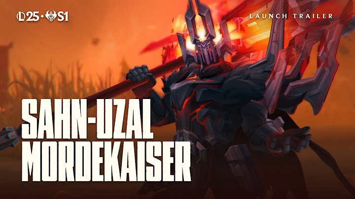 Sahn-Uzal Mordekaiser Trailer | Gameplay - League of Legends