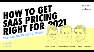 How to Get Your SaaS Pricing Right