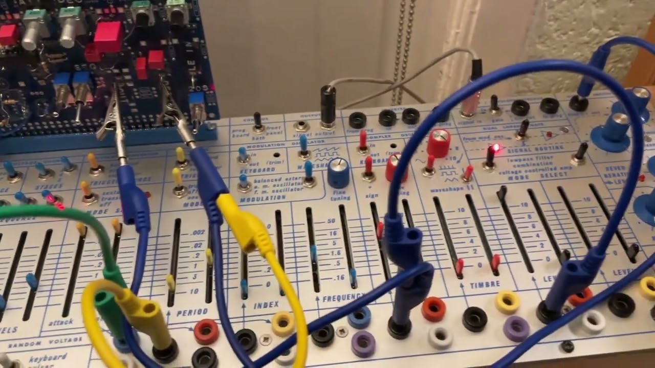 Playing with a prototype of the sequencer aux card-  Buchla 208 / Buchla Easel Sequencer Aux Card