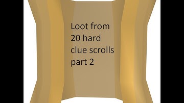 Runescape 2007 Loot from 20 hard clue scrolls #2
