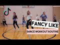 Fancy like  walker hayes viral tiktok dance  fun  easy dance workout routine  workout at home