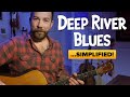 How to Play &quot;Deep River Blues&quot; the Easy Way (Doc Watson acoustic fingerstyle)