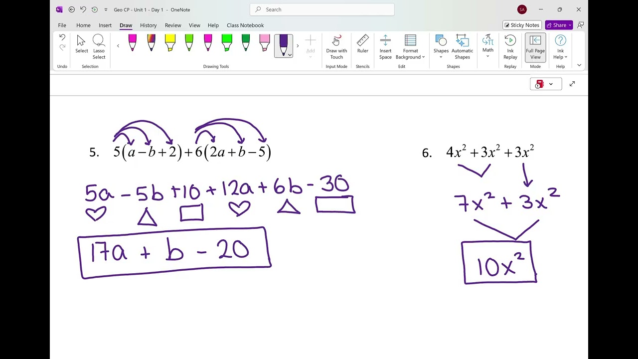 Geo CP   Unit 1   Day 1