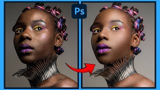 HOW to SMOOTH SKIN using FREQUENCY SEPARATION in Photoshop | Skin Retouching