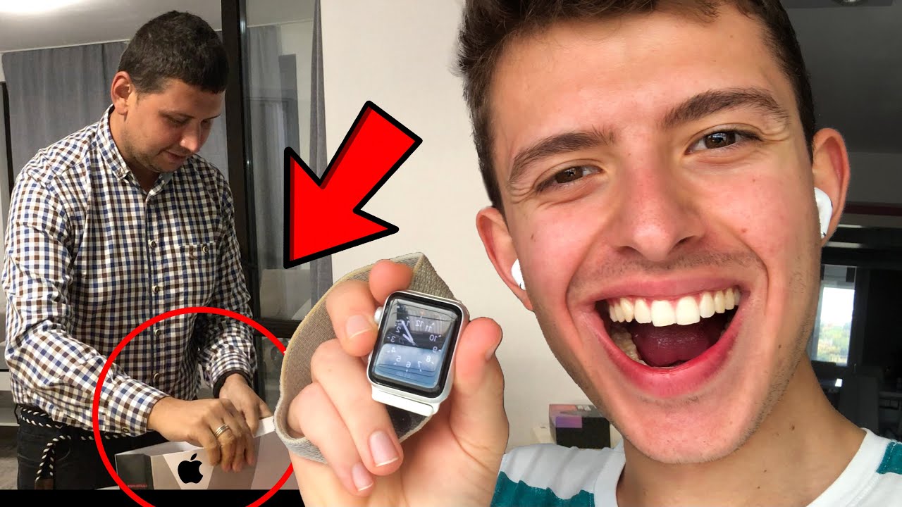 Подарих iWatch на брат ми! РЕАКЦИЯ - YouTube