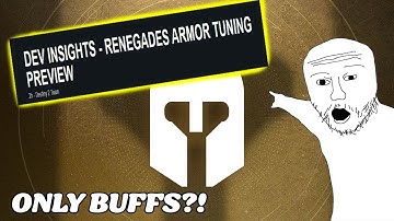 SO MANY BUFFS! EXOTIC ARMOR TUNING IN RENEGADES ANNOUNCED. || DESTINY 2