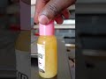 label stickers on the skin care products