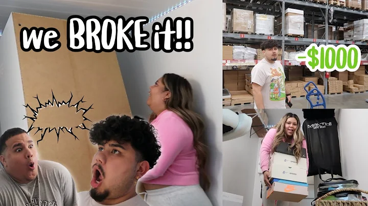 we bought a $1000 closet and we BROKE it   new clo...