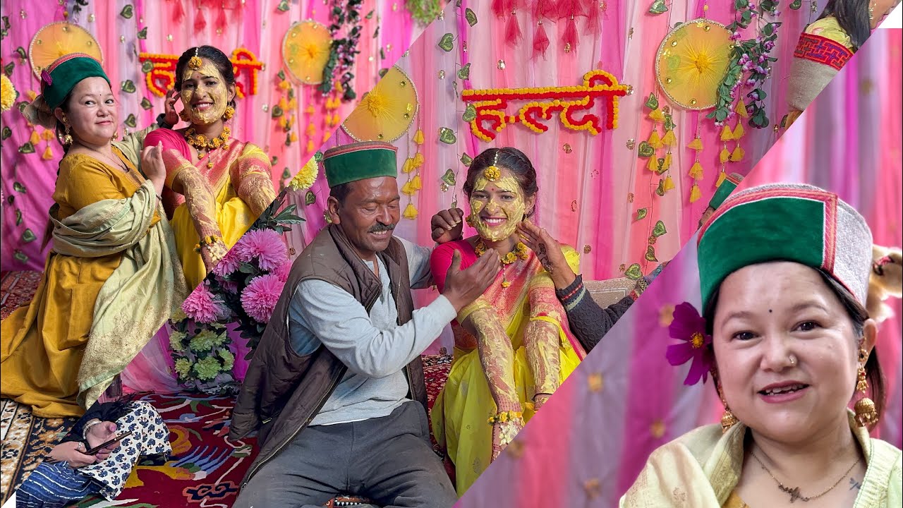 Dost ki Shadi || Lippa village || Haldi and mehandi ceremony || Kinnauri Wedding