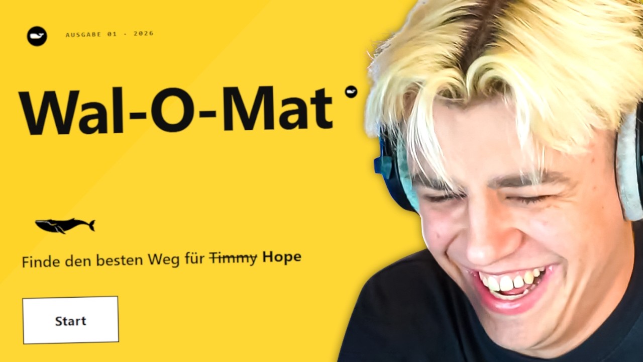 Ich mache den Wal-O-Mat (kompletter Fiebertraum)