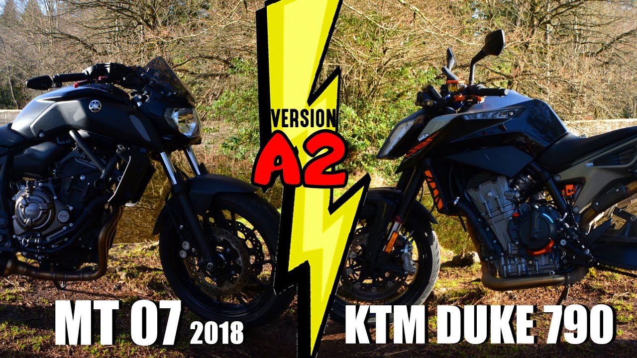 MT 07 2018 OU KTM DUKE 790-LAQUELLE 